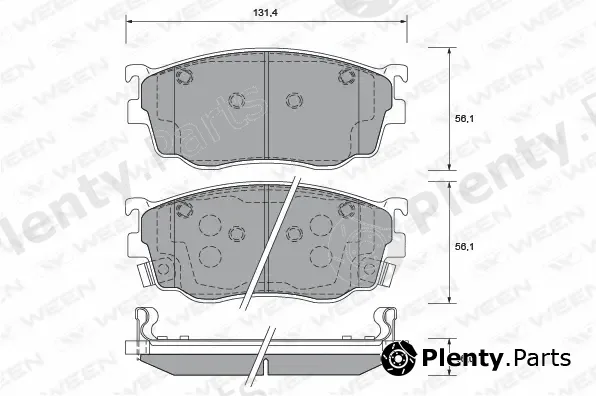 Ween 151-2230 — Brake Pad Set, disc brake