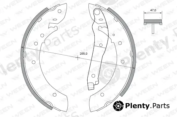 Ween 152-2256 — Brake Shoe Set