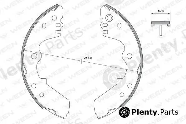 Ween 152-2378 — Brake Shoe Set