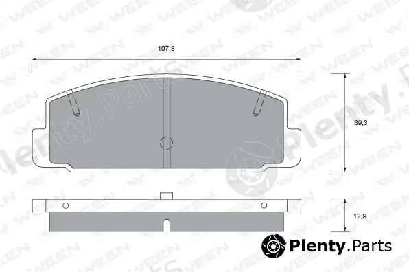 Ween 151-1578 — Brake Pad Set, disc brake