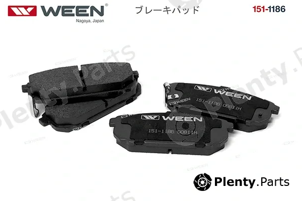 Ween 151-1186 — Brake Pad Set, disc brake