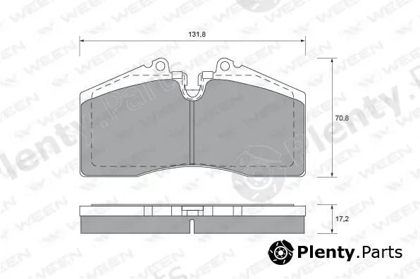 Ween 151-1520 — Brake Pad Set, disc brake
