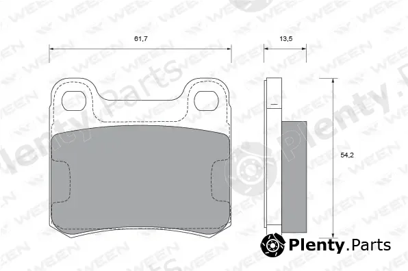 Ween 151-2094 — Brake Pad Set, disc brake