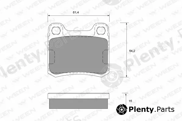 Ween 151-1219 — Brake Pad Set, disc brake