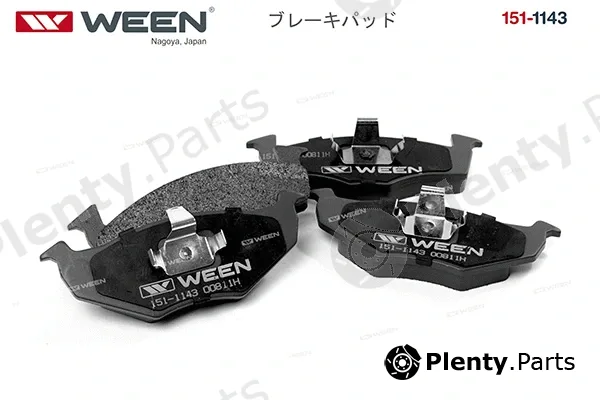 Ween 151-1143 — Brake Pad Set, disc brake