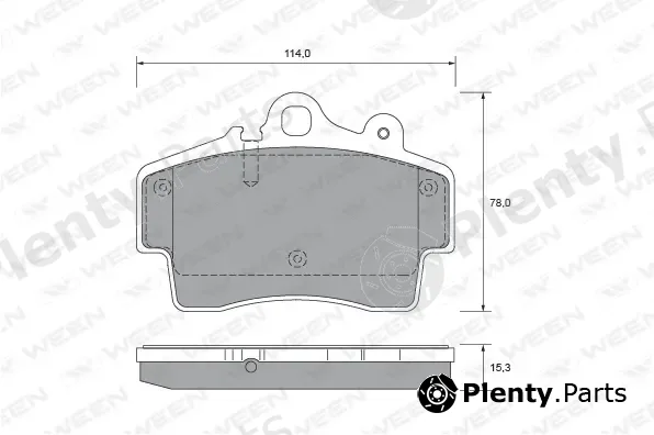 Ween 151-2678 — Brake Pad Set, disc brake