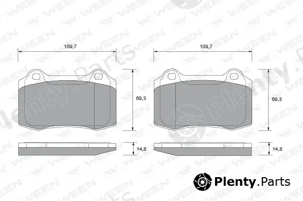 Ween 151-1932 — Brake Pad Set, disc brake
