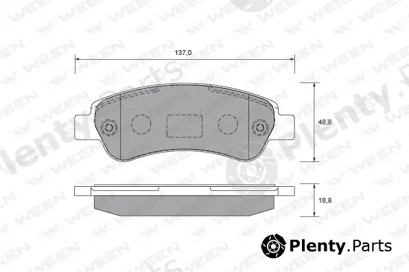 Ween 151-2625 — Brake Pad Set, disc brake