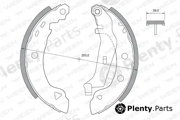 Ween 152-2310 — Brake Shoe Set