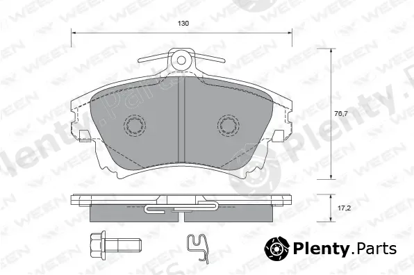 Ween 151-2351 — Brake Pad Set, disc brake