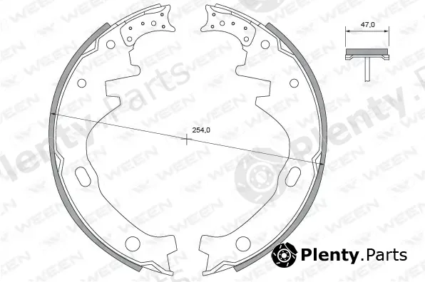 Ween 152-2319 — Brake Shoe Set