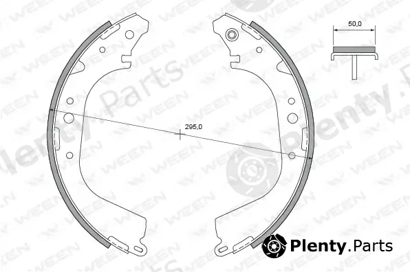 Ween 152-2356 — Brake Shoe Set