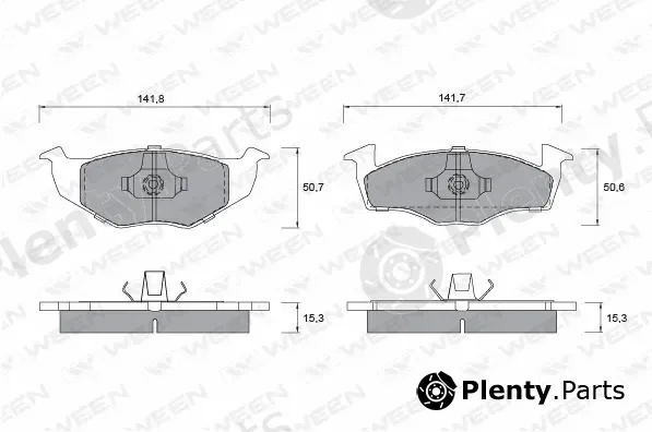 Ween 151-1344 — Brake Pad Set, disc brake