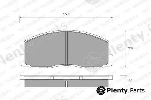 Ween 151-2373 — Brake Pad Set, disc brake