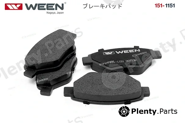 Ween 151-1151 — Brake Pad Set, disc brake