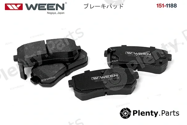 Ween 151-1188 — Brake Pad Set, disc brake