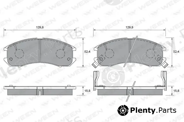 Ween 151-1530 — Brake Pad Set, disc brake