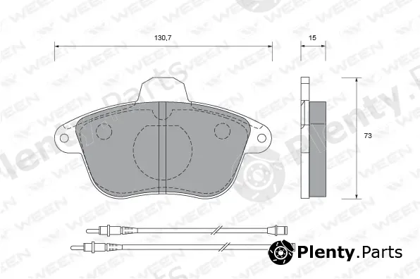 Ween 151-1441 — Brake Pad Set, disc brake