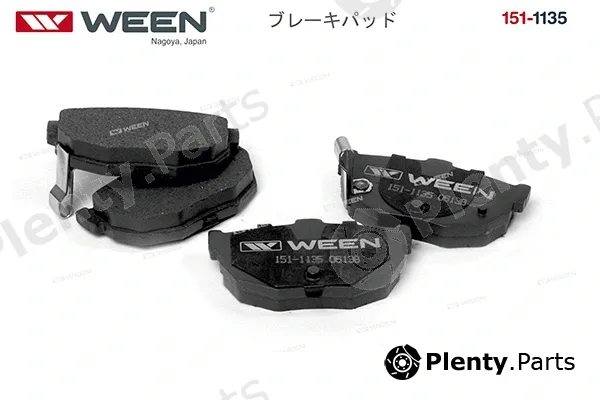 Ween 151-1135 — Brake Pad Set, disc brake