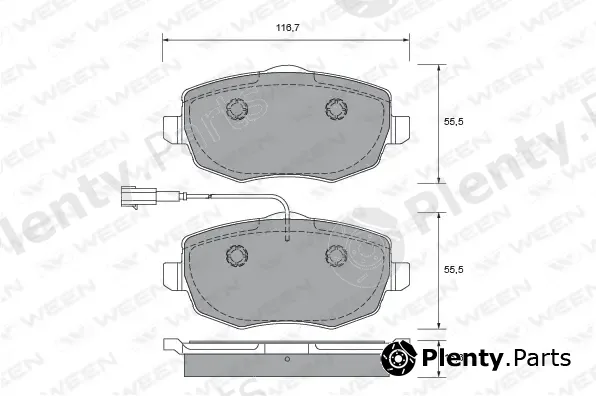 Ween 151-2642 — Brake Pad Set, disc brake