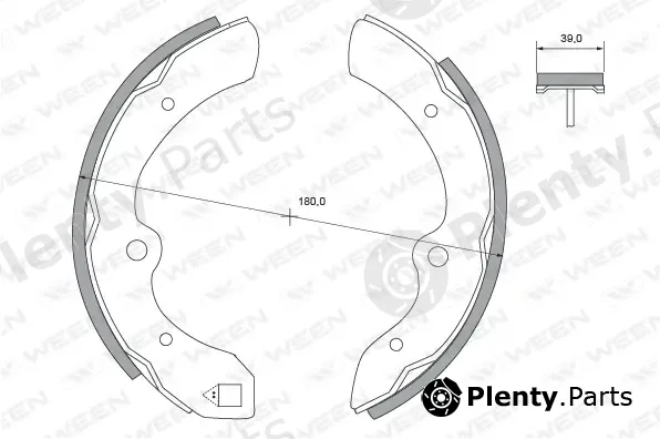 Ween 152-2259 — Brake Shoe Set