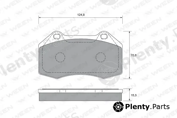 Ween 151-1981 — Brake Pad Set, disc brake