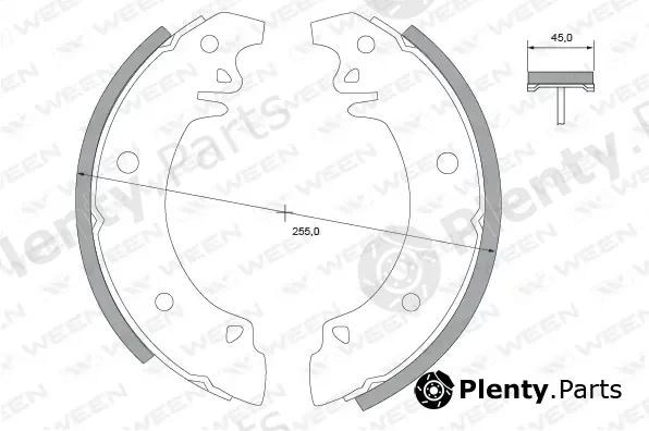 Ween 152-2211 — Brake Shoe Set