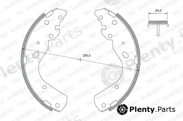 Ween 152-2117 — Brake Shoe Set