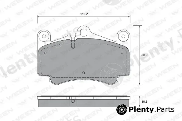 Ween 151-2688 — Brake Pad Set, disc brake