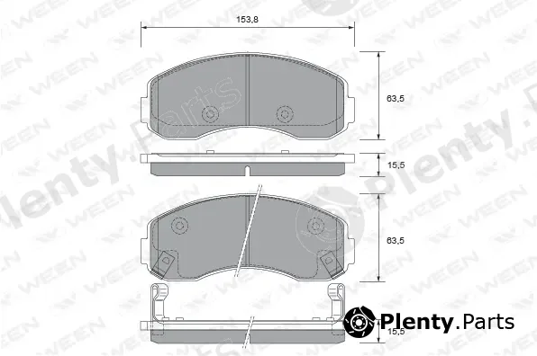 Ween 151-2713 — Brake Pad Set, disc brake