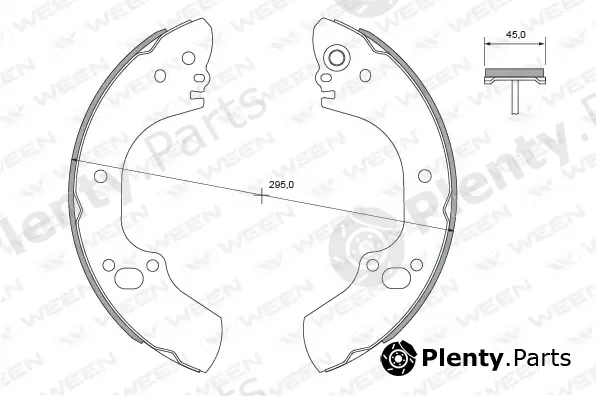Ween 152-2352 — Brake Shoe Set