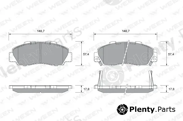 Ween 151-2190 — Brake Pad Set, disc brake