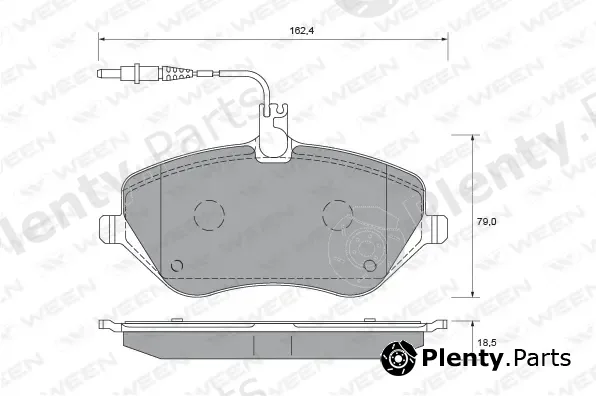 Ween 151-1851 — Brake Pad Set, disc brake