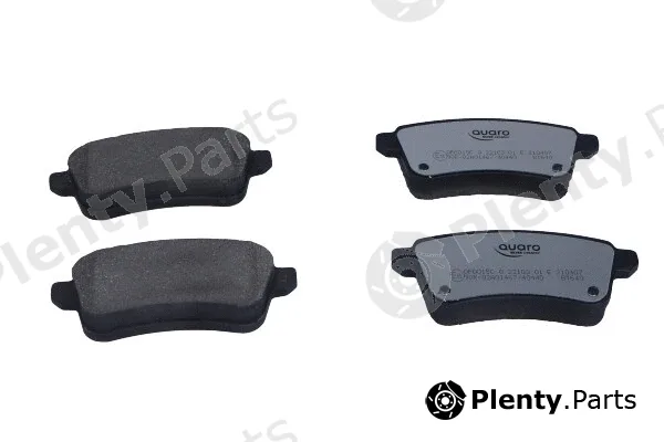 Quaro QP0015C — Brake Pad Set, disc brake QUARO SILVER CERAMIC