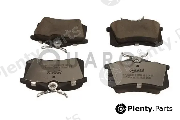 Quaro QP8078C — Brake Pad Set, disc brake QUARO SILVER CERAMIC