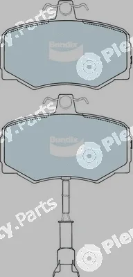 Bendix-Au DB1225GCT — Brake Pad Set, disc brake