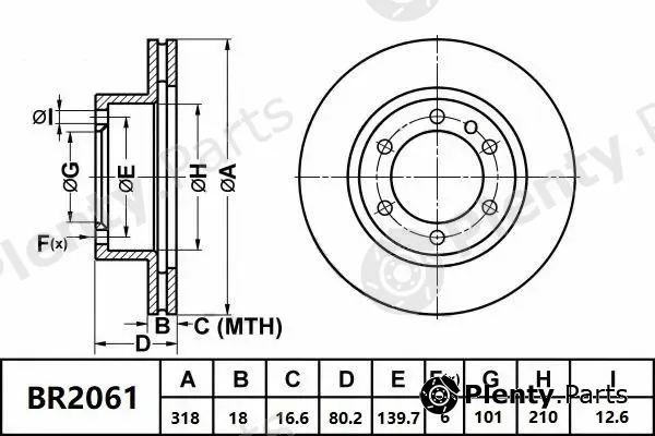 Bendix-Au BR2061ULT — Brake Disc