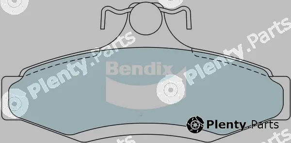 Bendix-Au DB1204GCT — Brake Pad Set, disc brake
