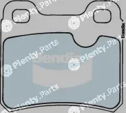 Bendix-Au DB1229EURO — Brake Pad Set, disc brake