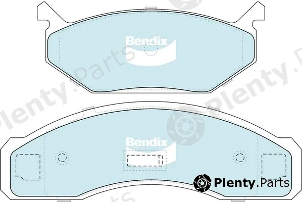 Bendix-Au DB1004GCT — Brake Pad Set, disc brake