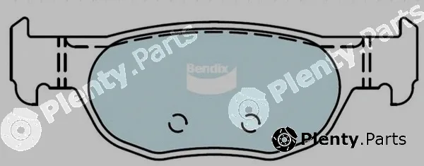Bendix-Au DB2539GCT — Brake Pad Set, disc brake