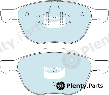 Bendix-Au DB1679GCT — Brake Pad Set, disc brake