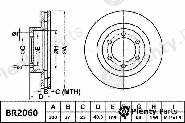 Bendix-Au BR2060ULT — Brake Disc