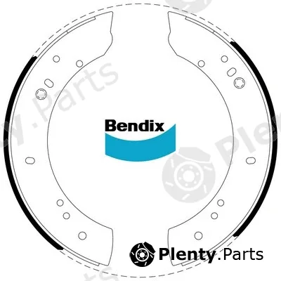 Bendix-Au BS1092 — Brake Shoe Set