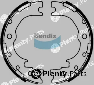 Bendix-Au BS1543 — Brake Shoe Set, parking brake