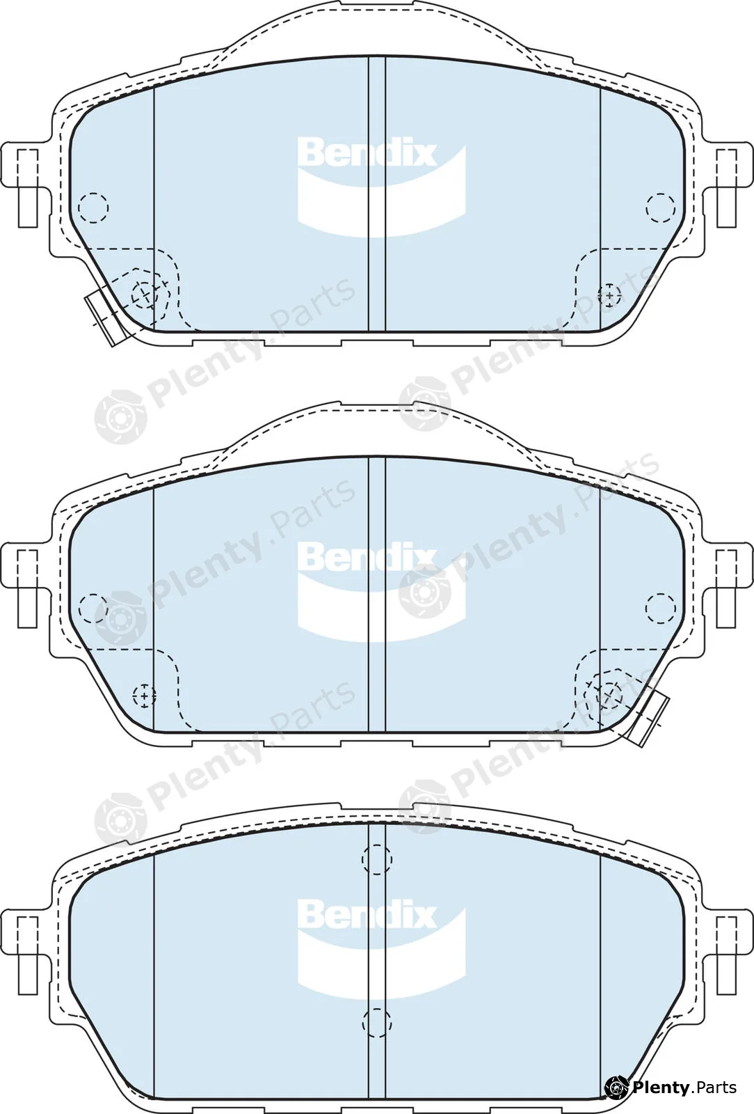 Bendix-Au DB2679GCT — Brake Pad Set, disc brake