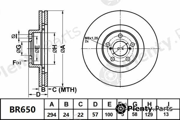 Bendix-Au BR650ULT — Brake Disc