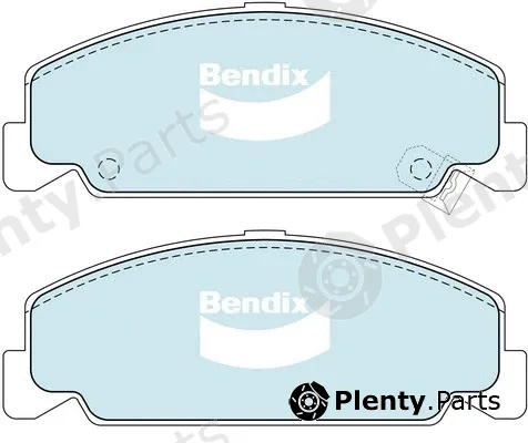 Bendix-Au DB1259GCT — Brake Pad Set, disc brake