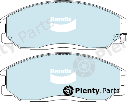 Bendix-Au DB17454WD — Brake Pad Set, disc brake