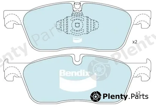 Bendix-Au DB2511EURO — Brake Pad Set, disc brake